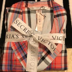 NWT Victoria’s Secret Flannel PJ Set